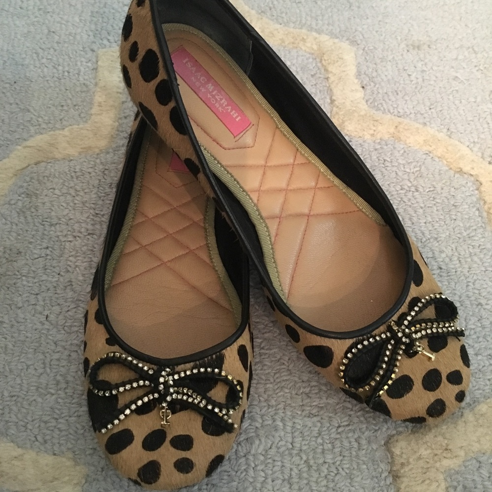 Isaac Mizrahi leopard flats